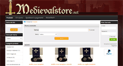 Desktop Screenshot of medievalstore.net
